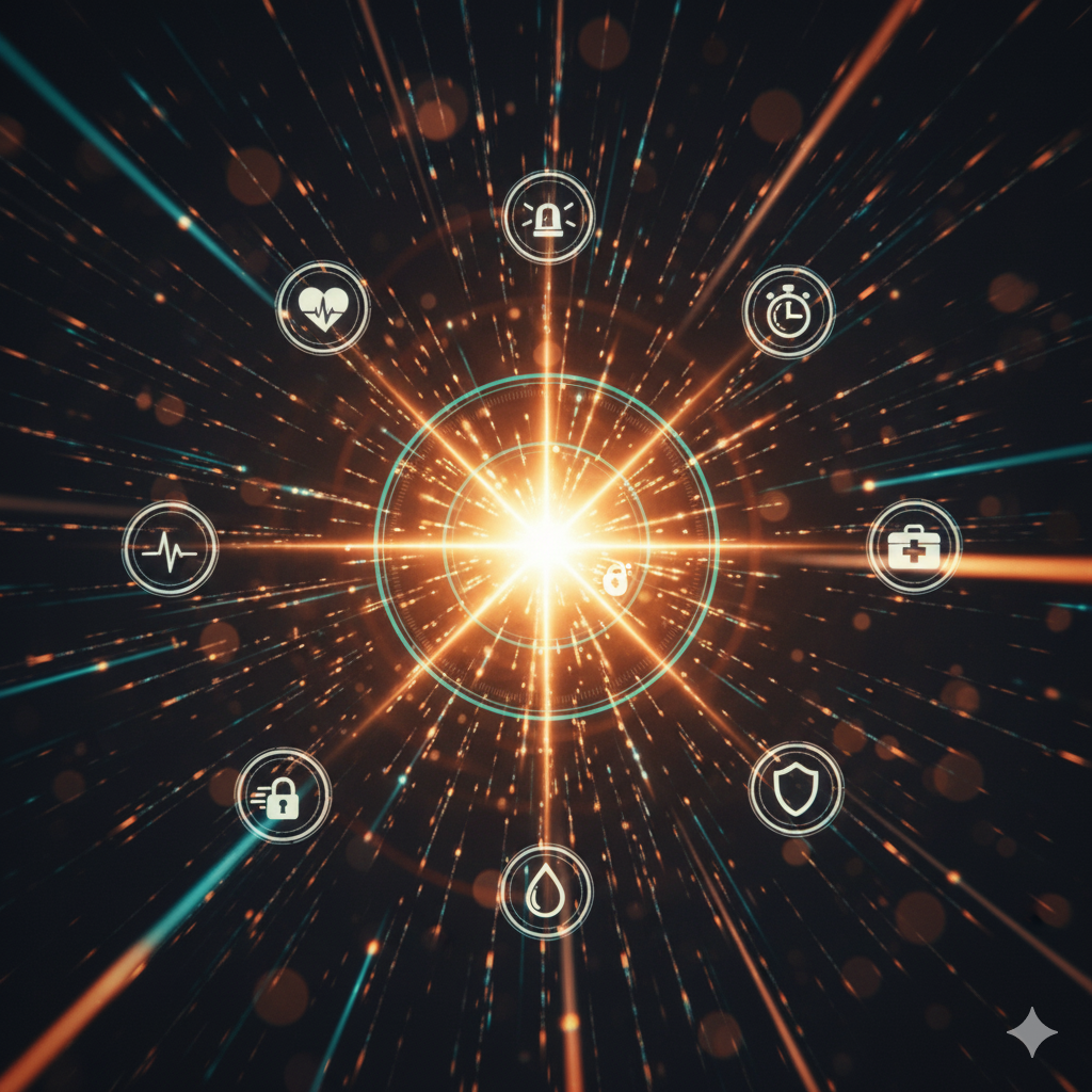 A visual representation of emergency health data access